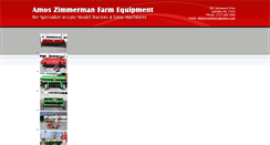 Desktop Screenshot of amoszimmermantractorsales.com