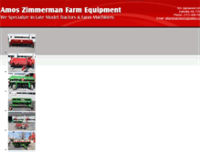 Tablet Screenshot of amoszimmermantractorsales.com